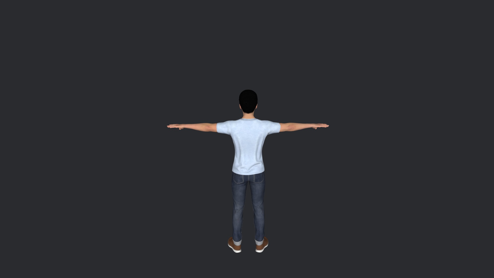 Bruno mars  Hyper Realistic Full Body Fully Rigged 3D Character Low-poly 3D model_10