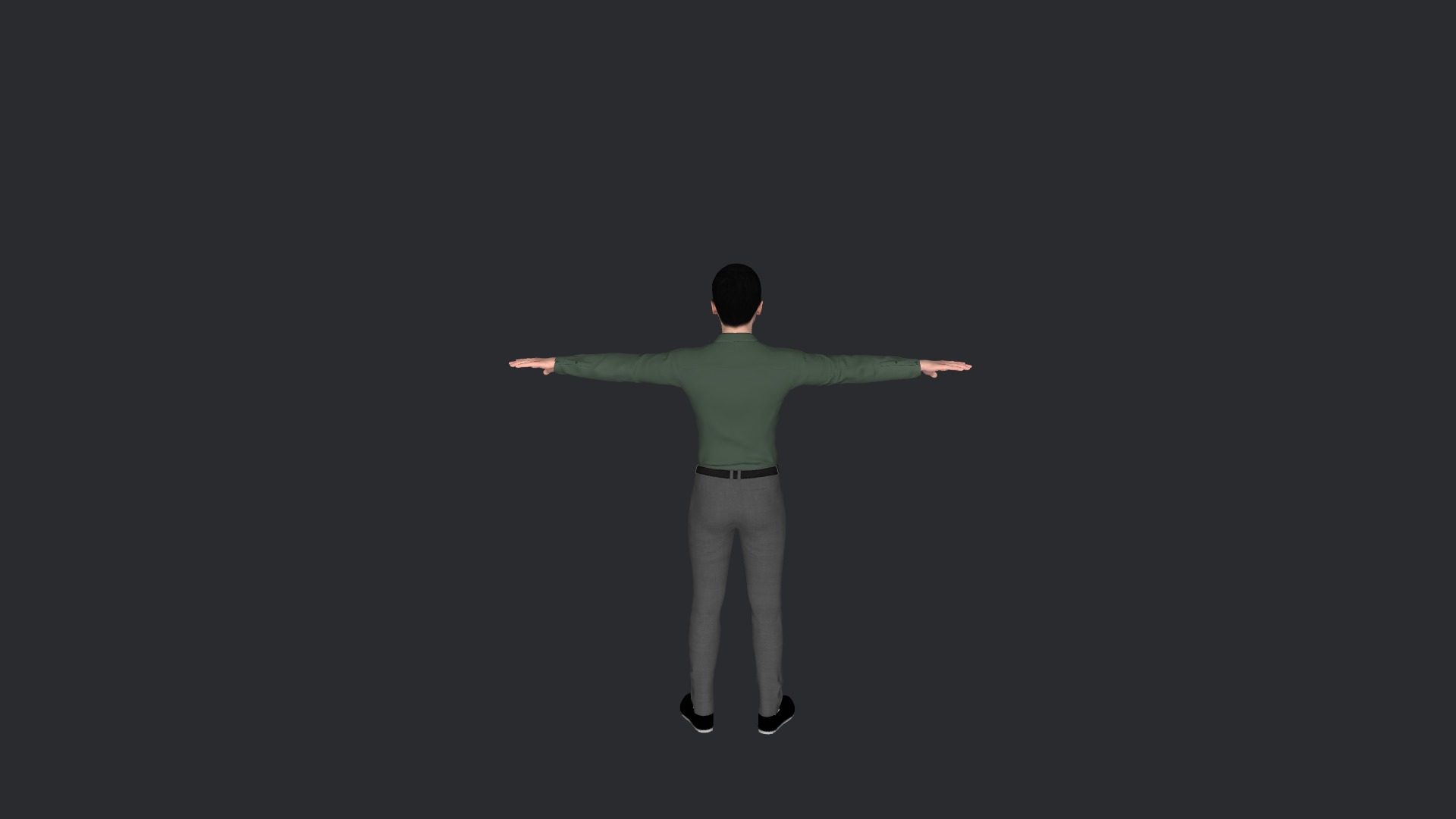 Calvin harris Hyper Realistic Full Body Fully Rigged Character Low-poly 3D model_5