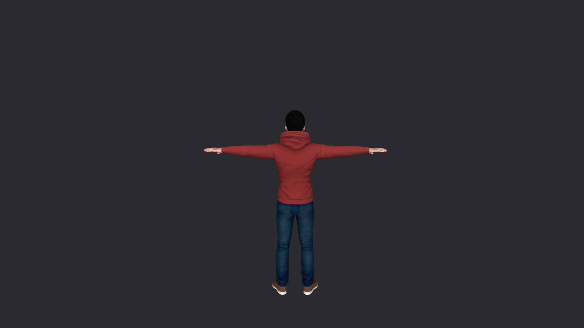 Calvin harris Hyper Realistic Full Body Fully Rigged Character Low-poly 3D model_20