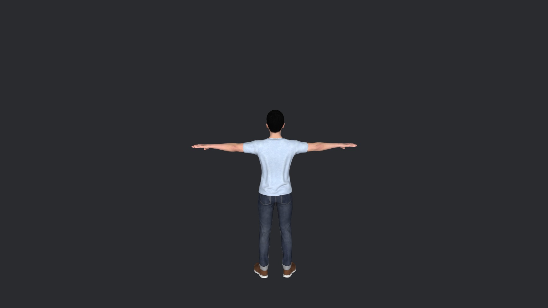 Calvin harris Hyper Realistic Full Body Fully Rigged Character Low-poly 3D model_8