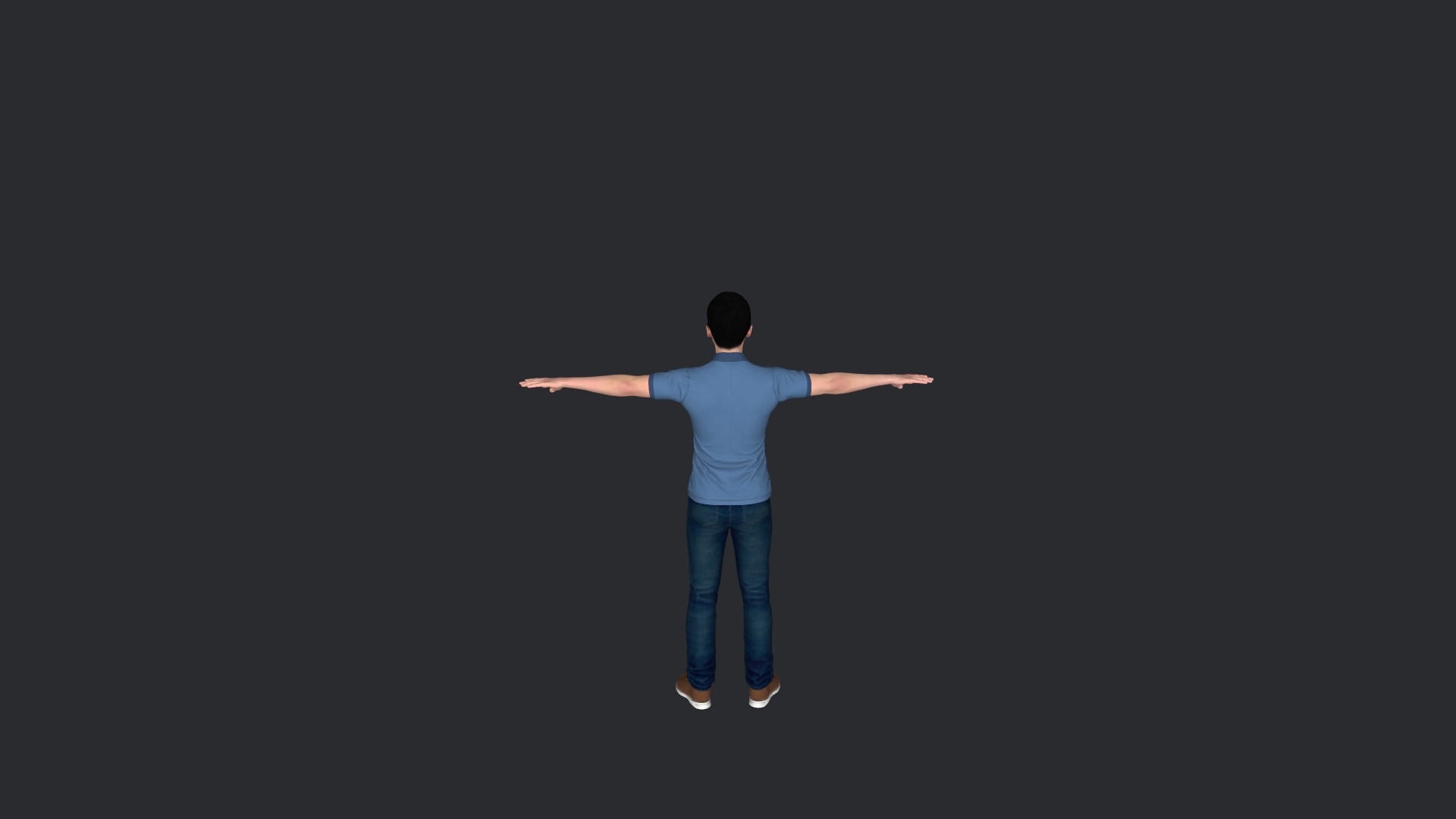 Calvin harris Hyper Realistic Full Body Fully Rigged Character Low-poly 3D model_19