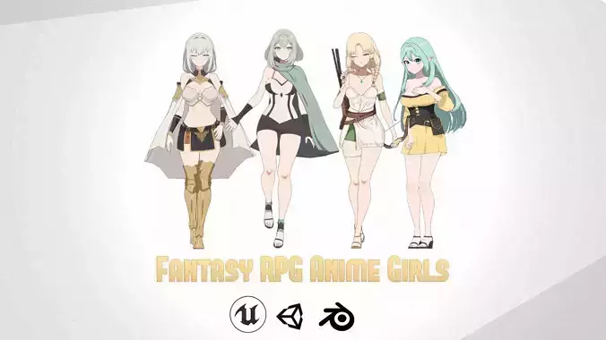 Fantasy RPG Anime Girls