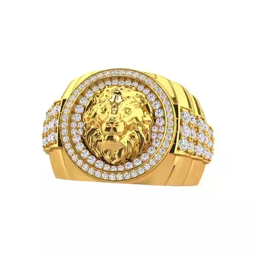 Lion Mens Ring-800