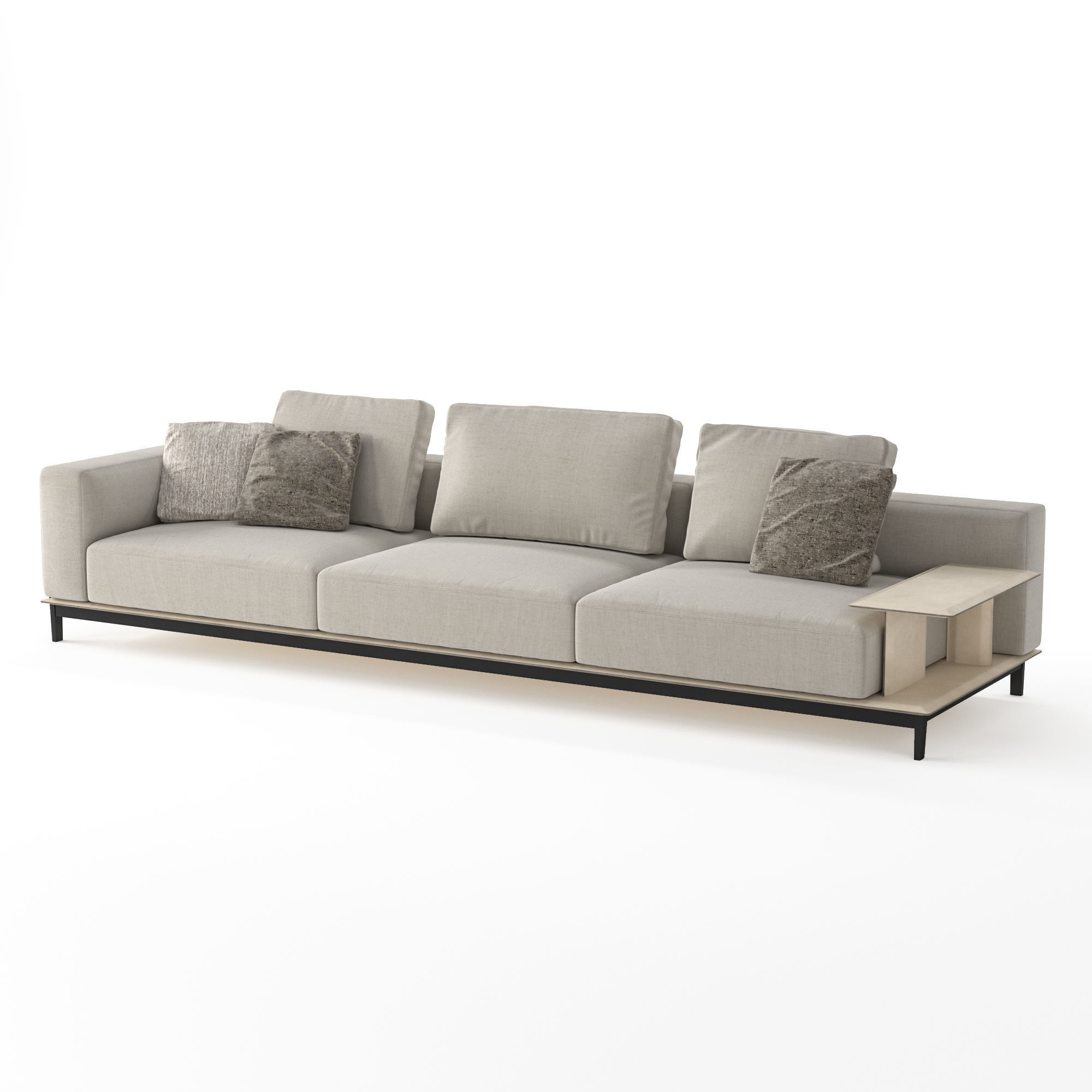 Brera sofa 3D model_2