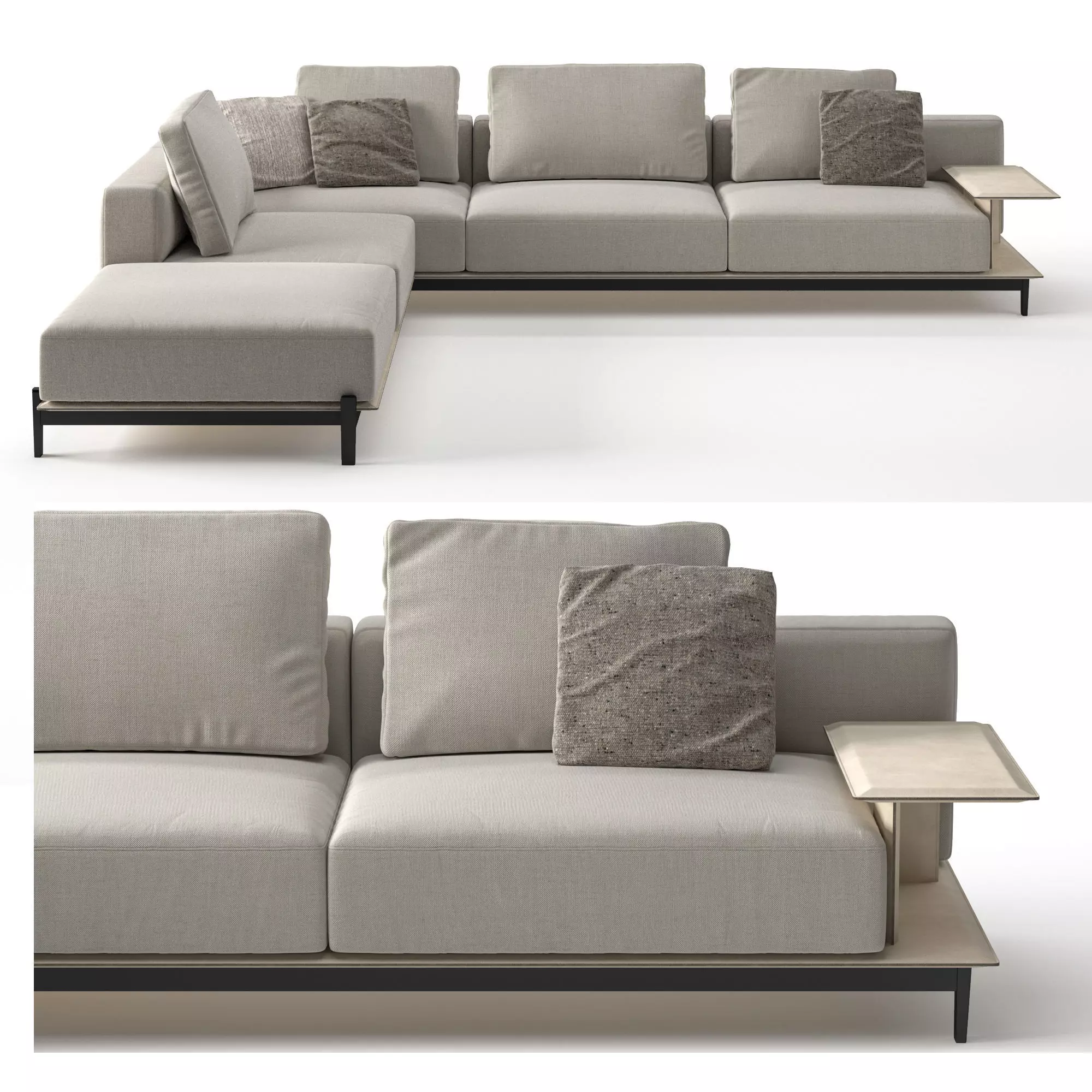 Brera sofa 3D model_0