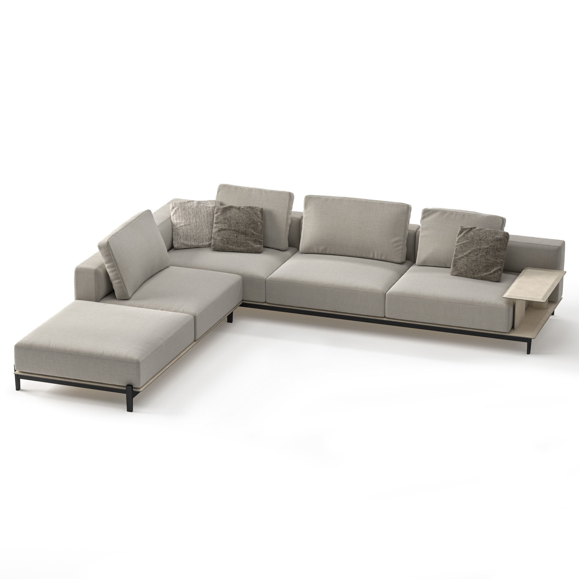Brera sofa 3D model_1