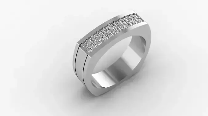 men diamond ring