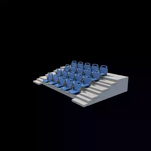 stadium seat 3D model