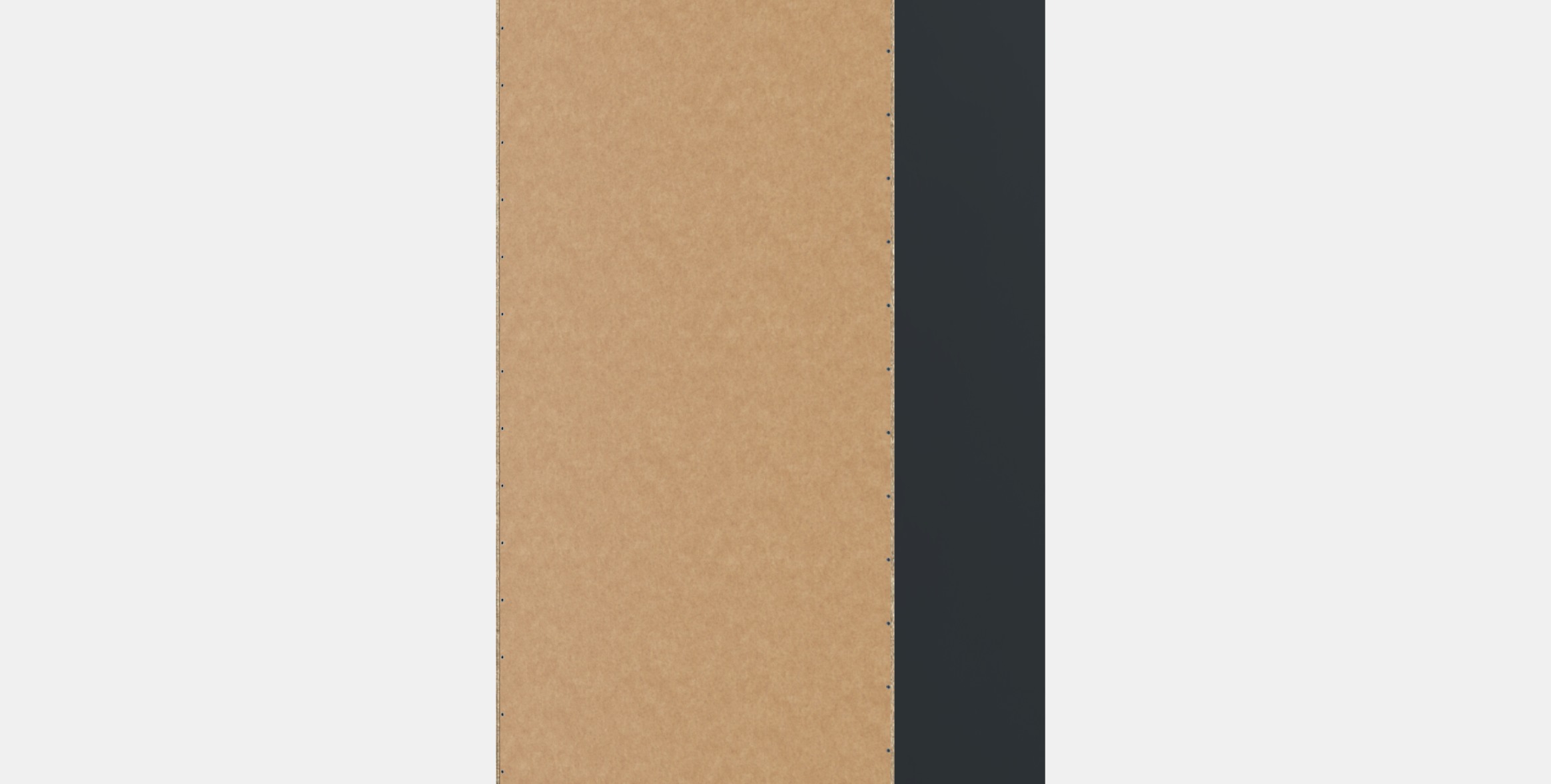 PAX Wardrobe frame 26 Low-poly 3D model_5