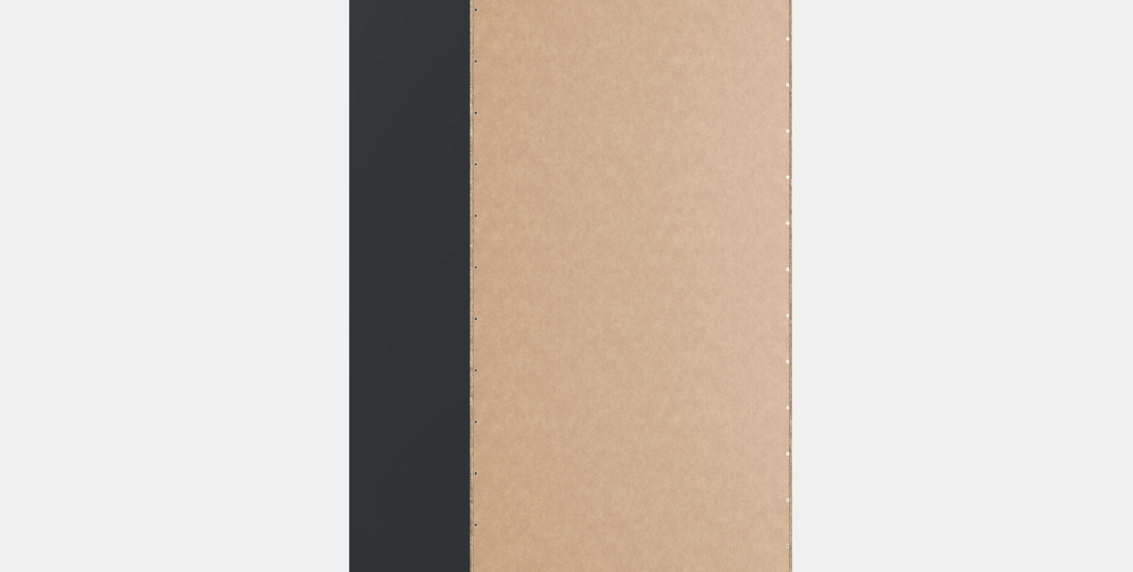 PAX Wardrobe frame 26 Low-poly 3D model_3