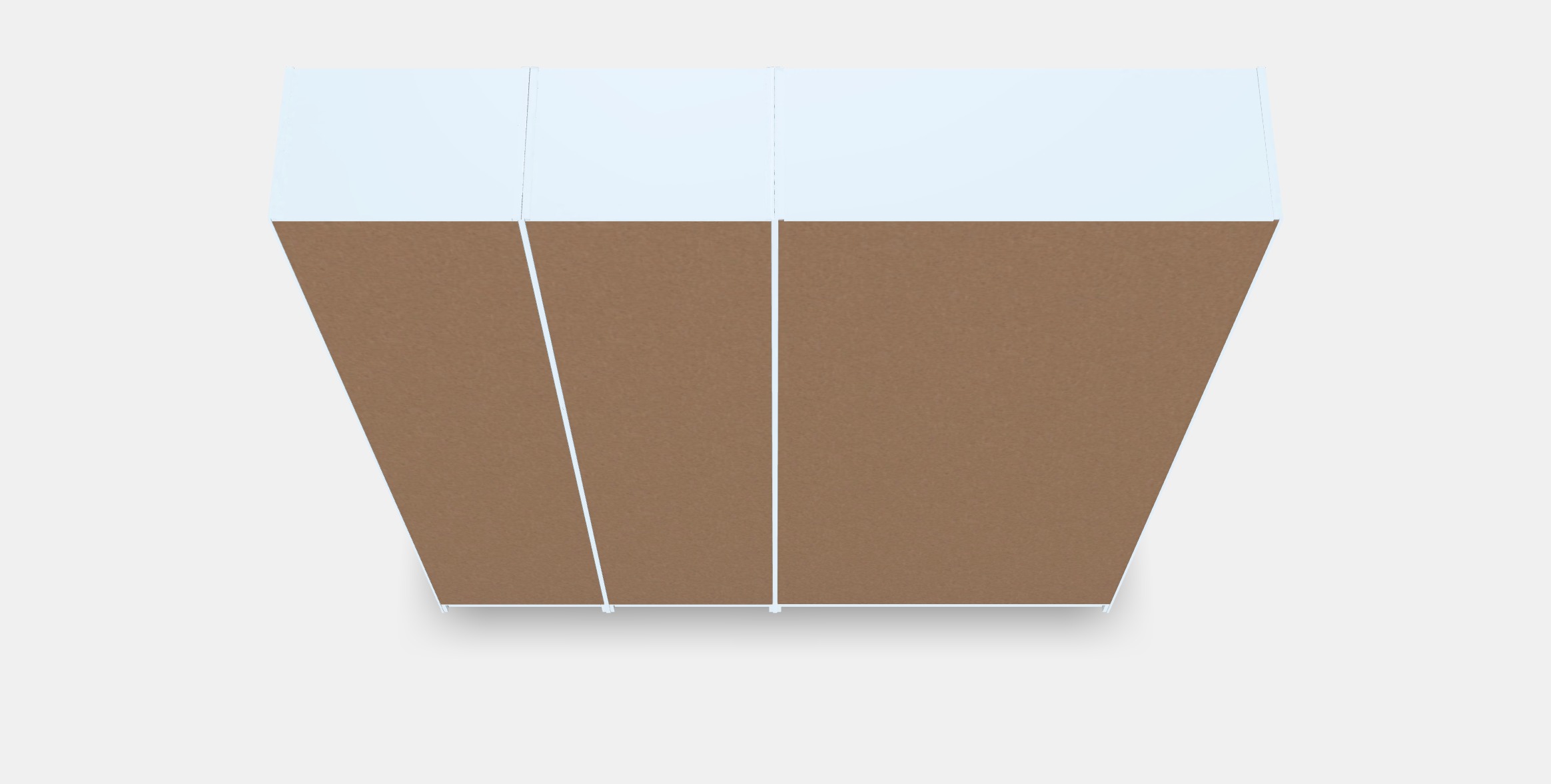 PAX 3 wardrobe frames 2 Low-poly 3D model_6