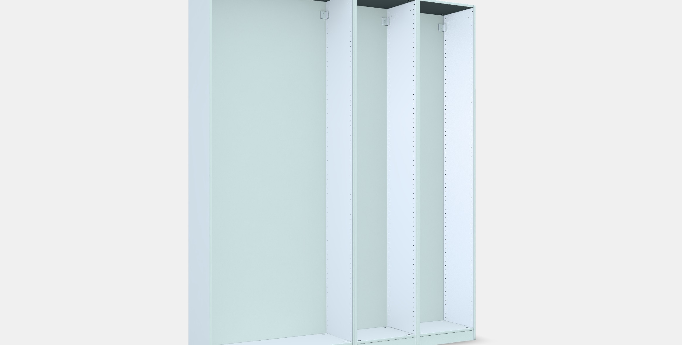 PAX 3 wardrobe frames 2 Low-poly 3D model_7