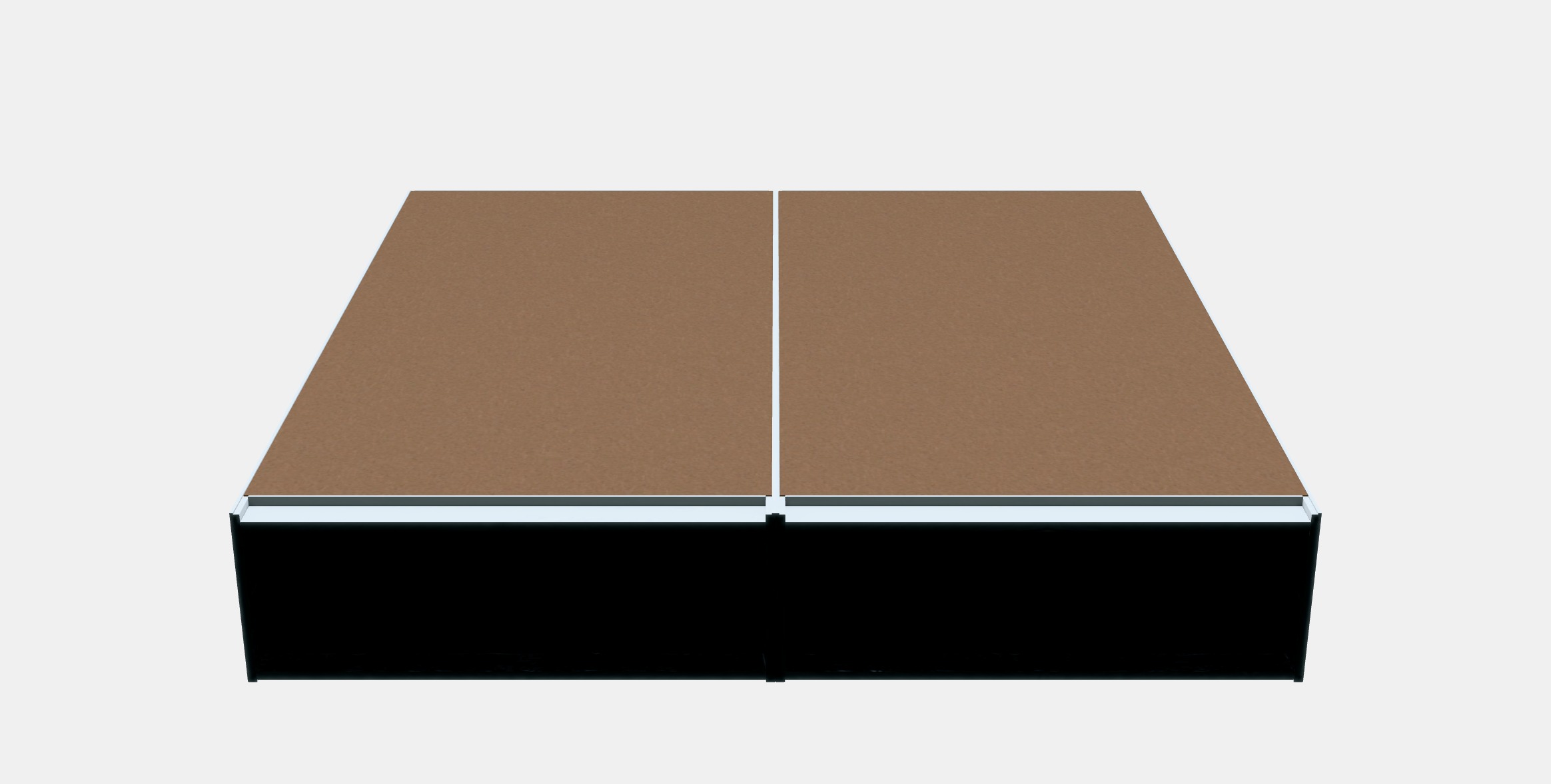 PAX 2 wardrobe frames 12 Low-poly 3D model_7