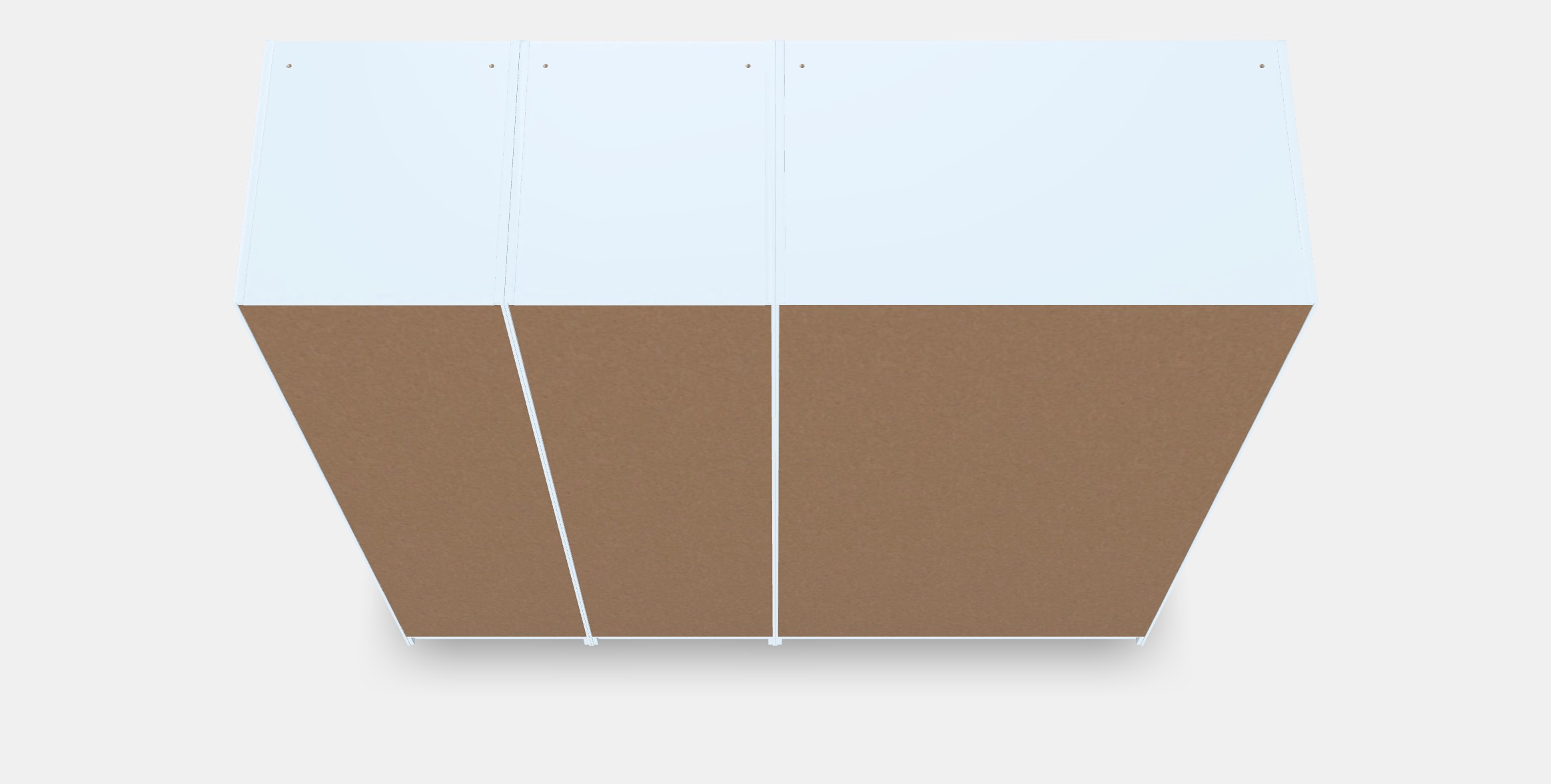 PAX 3 wardrobe frames 3 Low-poly 3D model_3