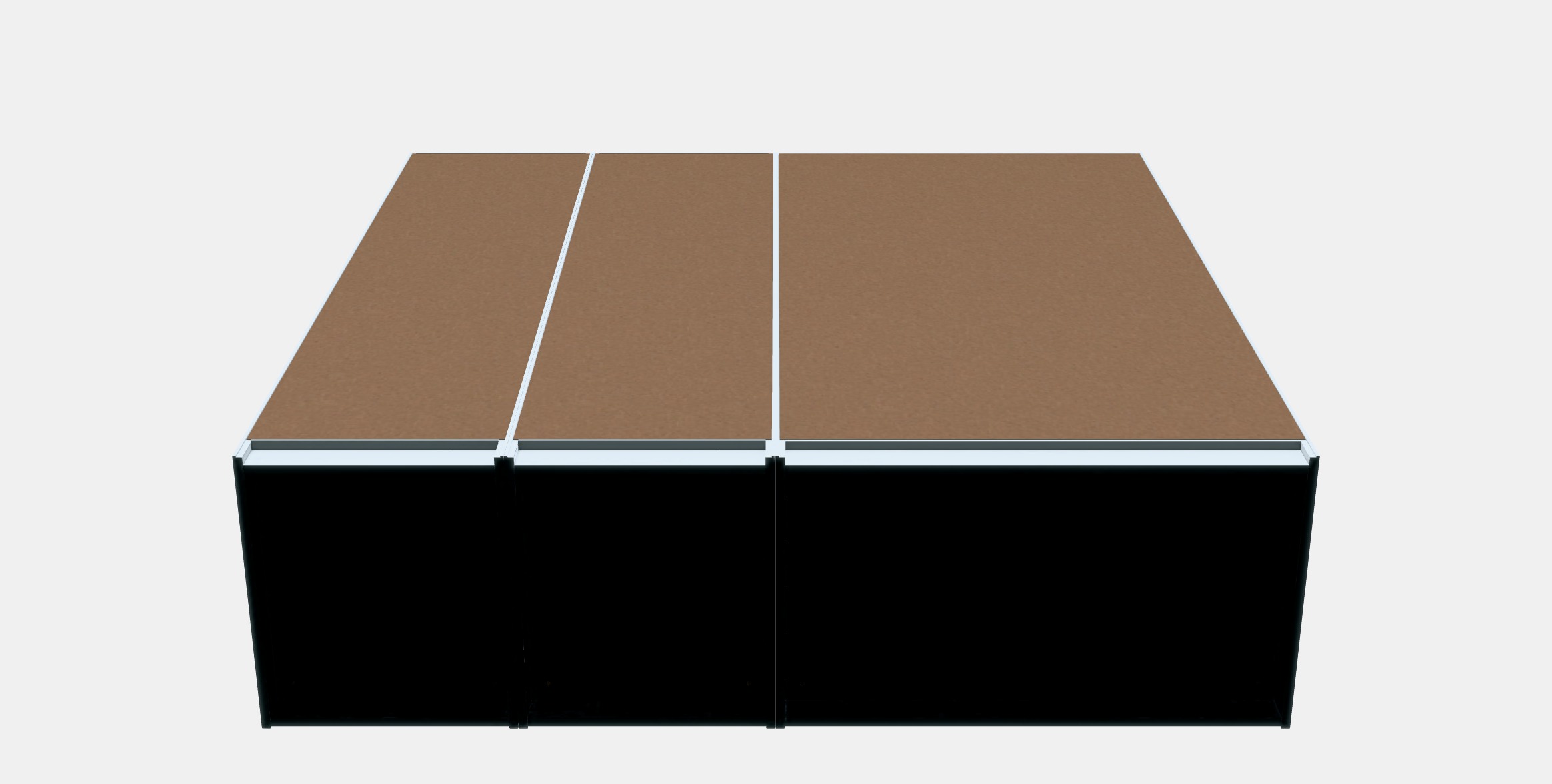 PAX 3 wardrobe frames 3 Low-poly 3D model_6