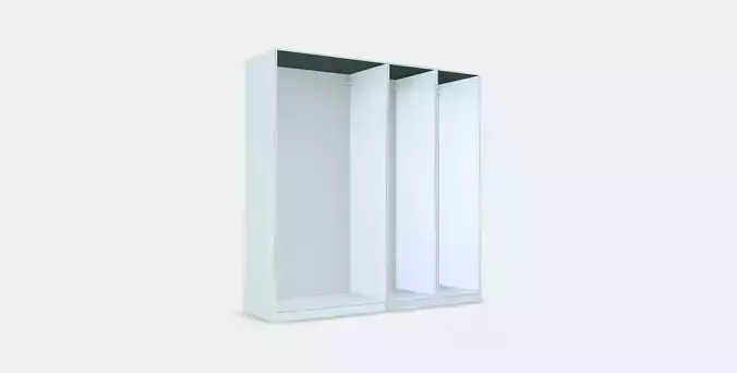 PAX 3 wardrobe frames 3 Low-poly 3D model