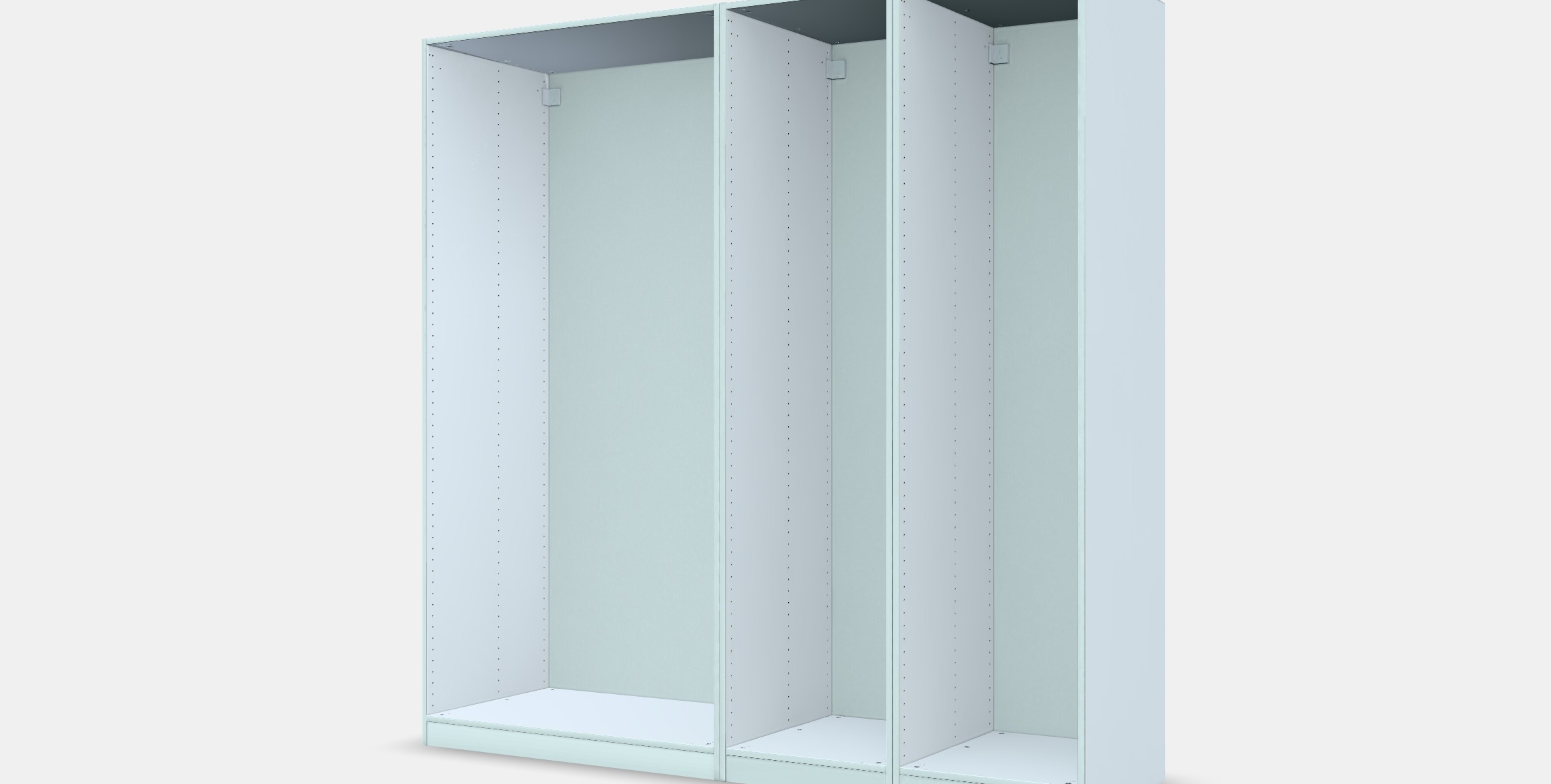 PAX 3 wardrobe frames 3 Low-poly 3D model_12