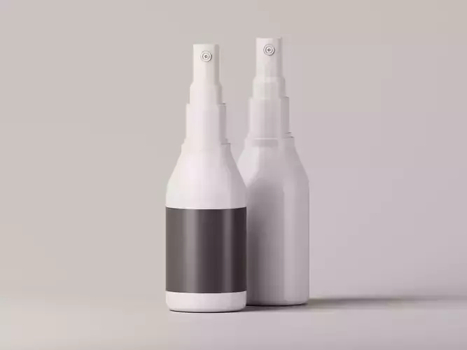 Stylish Cosmetic Spray Bottle 3D Model