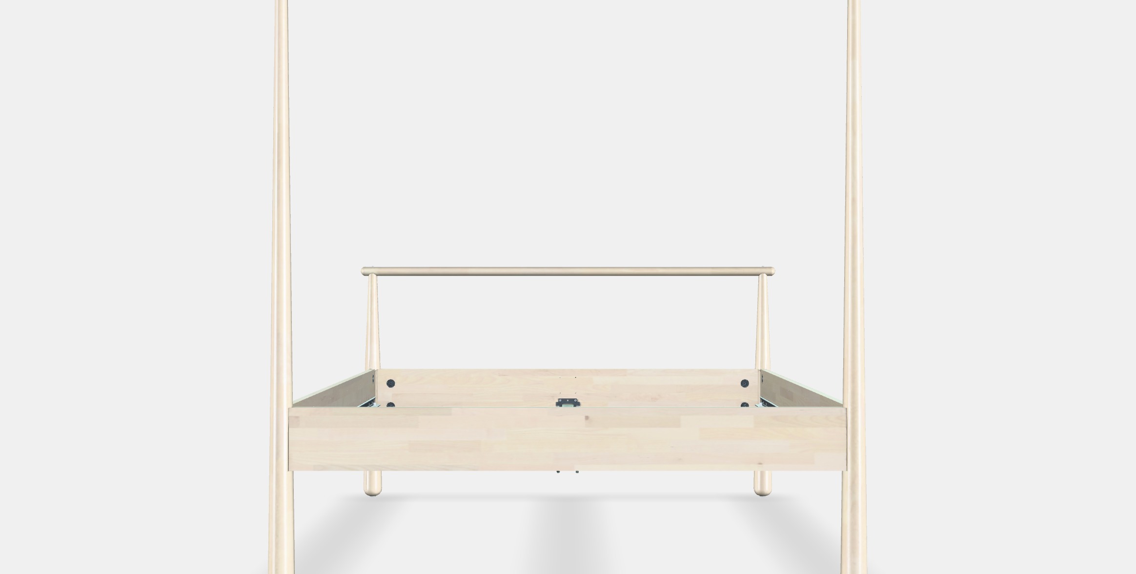 GJORA Bed frame 2 Low-poly 3D model_15