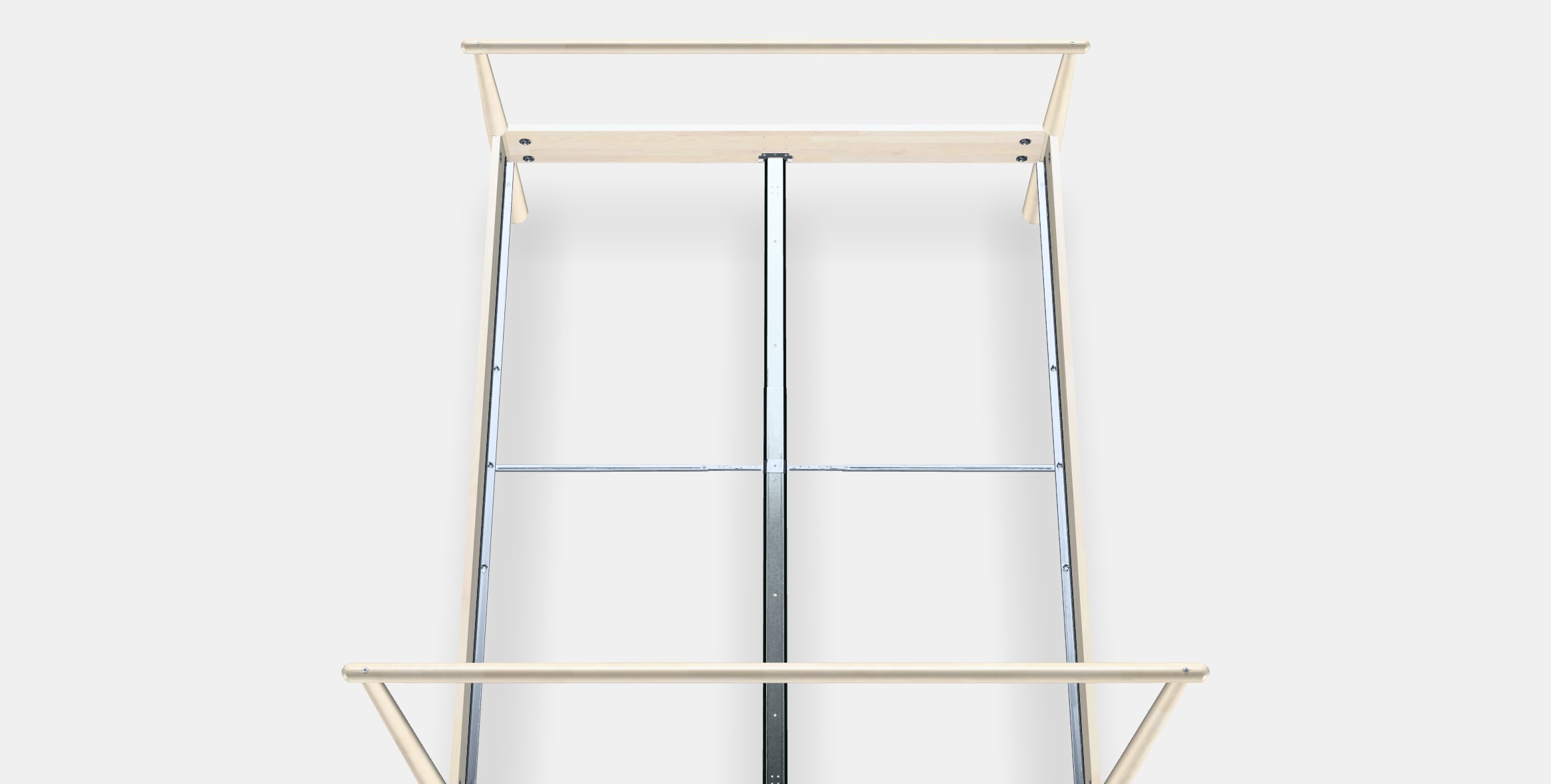 GJORA Bed frame 2 Low-poly 3D model_3