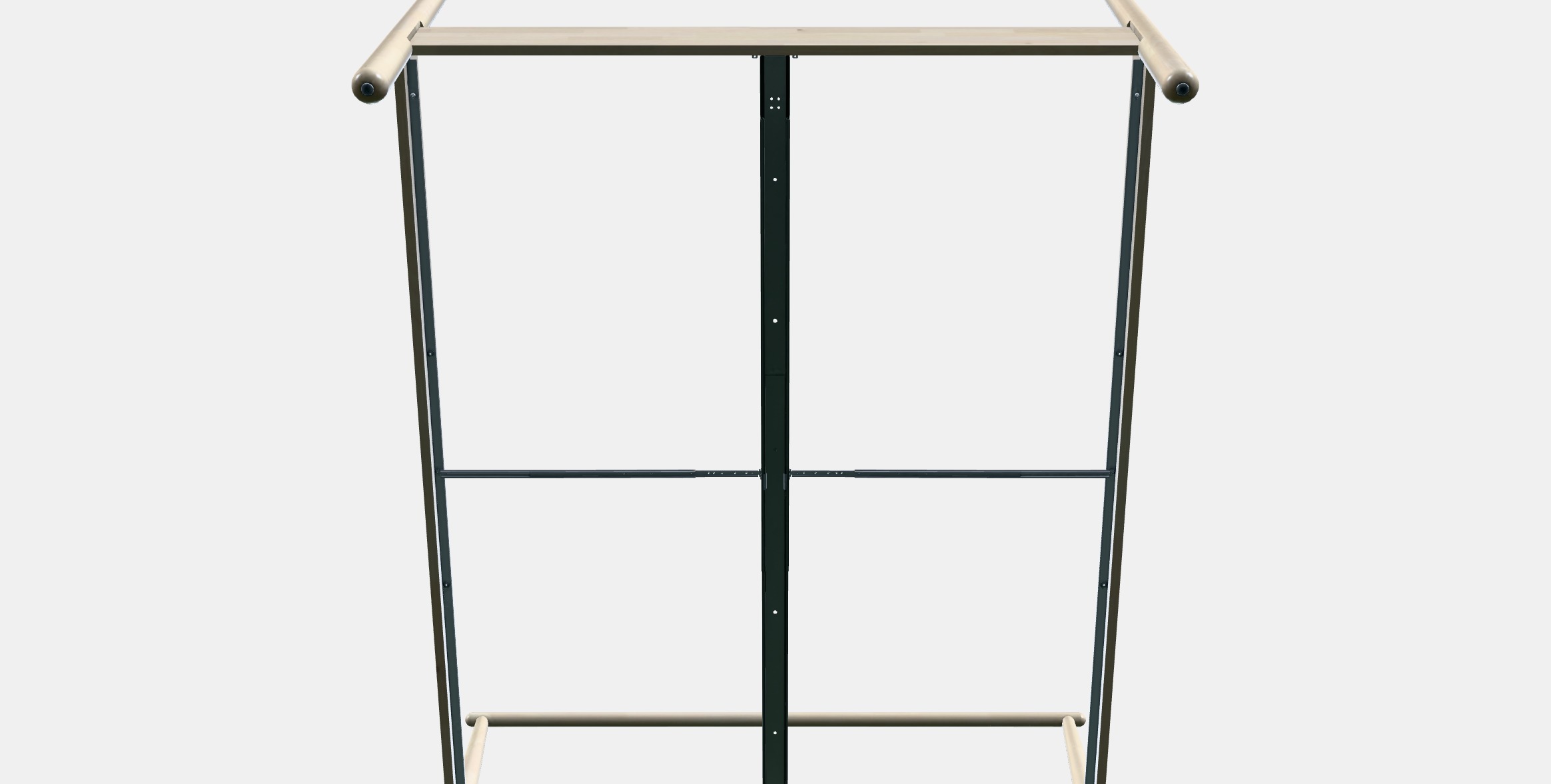 GJORA Bed frame 2 Low-poly 3D model_7