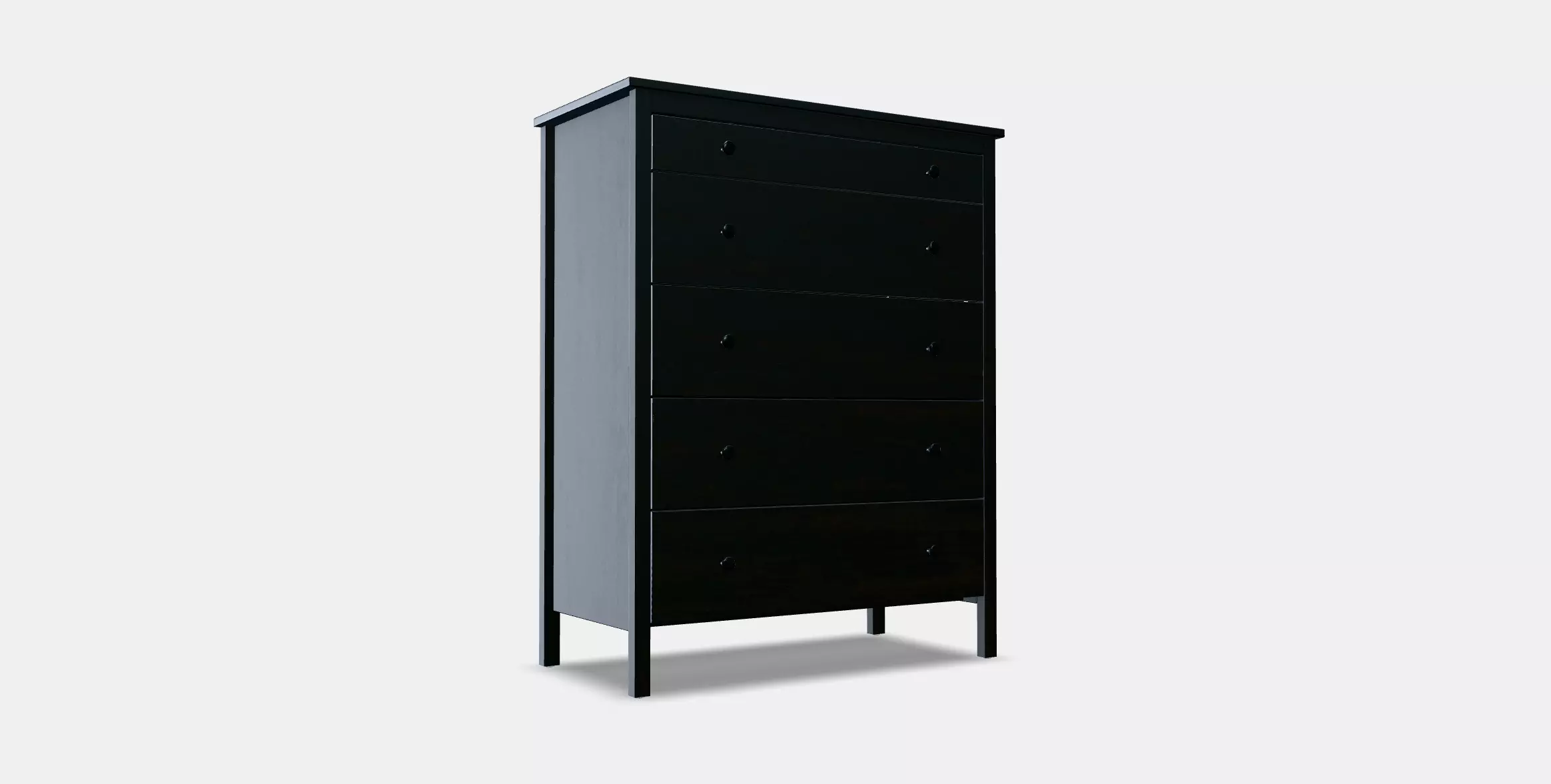 KOPPANG Chest of 5 drawers 2 Low-poly 3D model_0