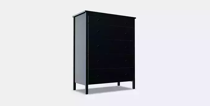 KOPPANG Chest of 5 drawers 2 Low-poly 3D model