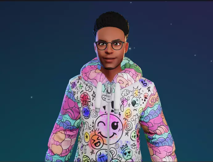 Joyful Youth Boy 3D model_0