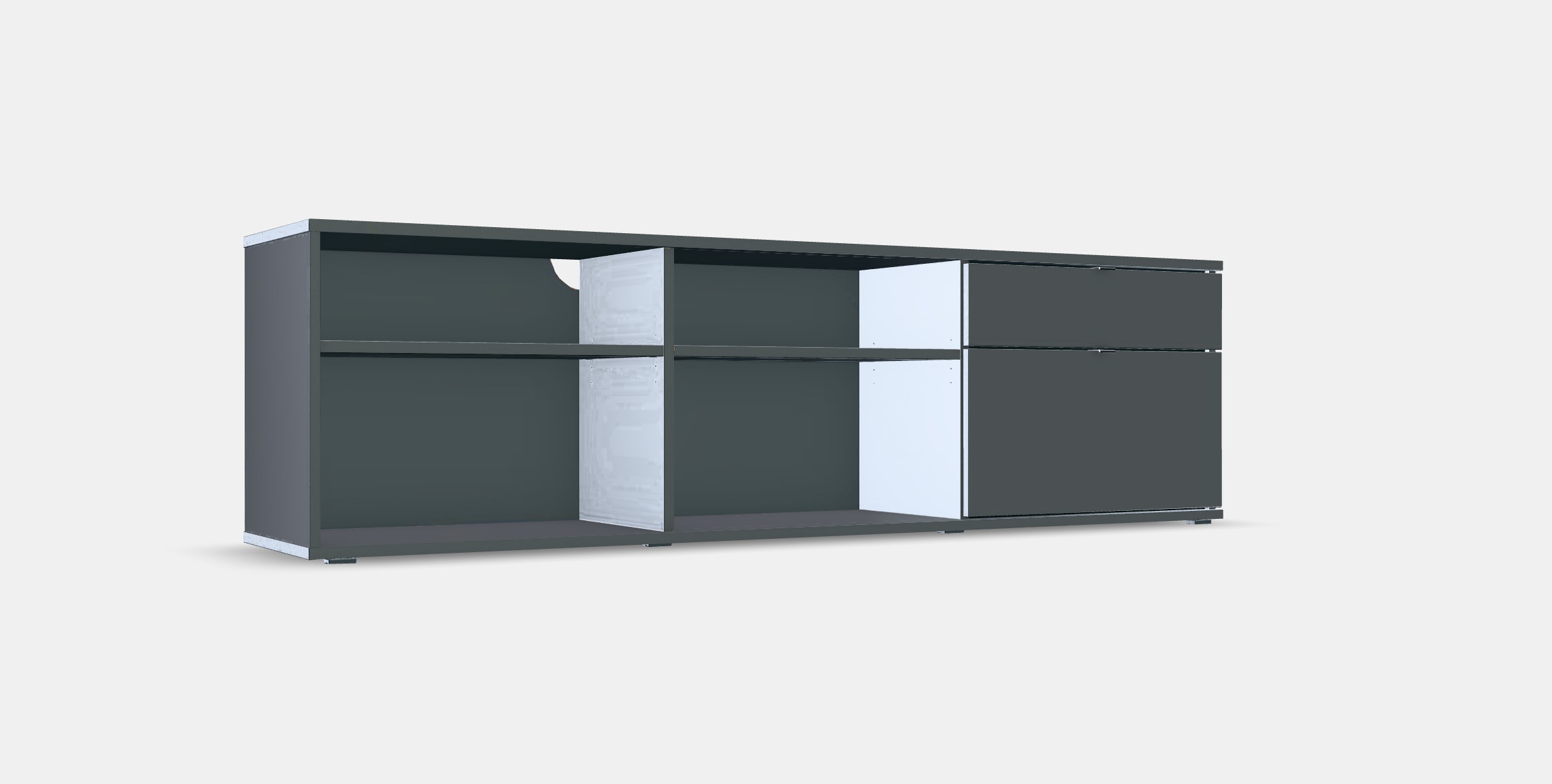 VIHALS TV bench 2 Low-poly 3D model_8