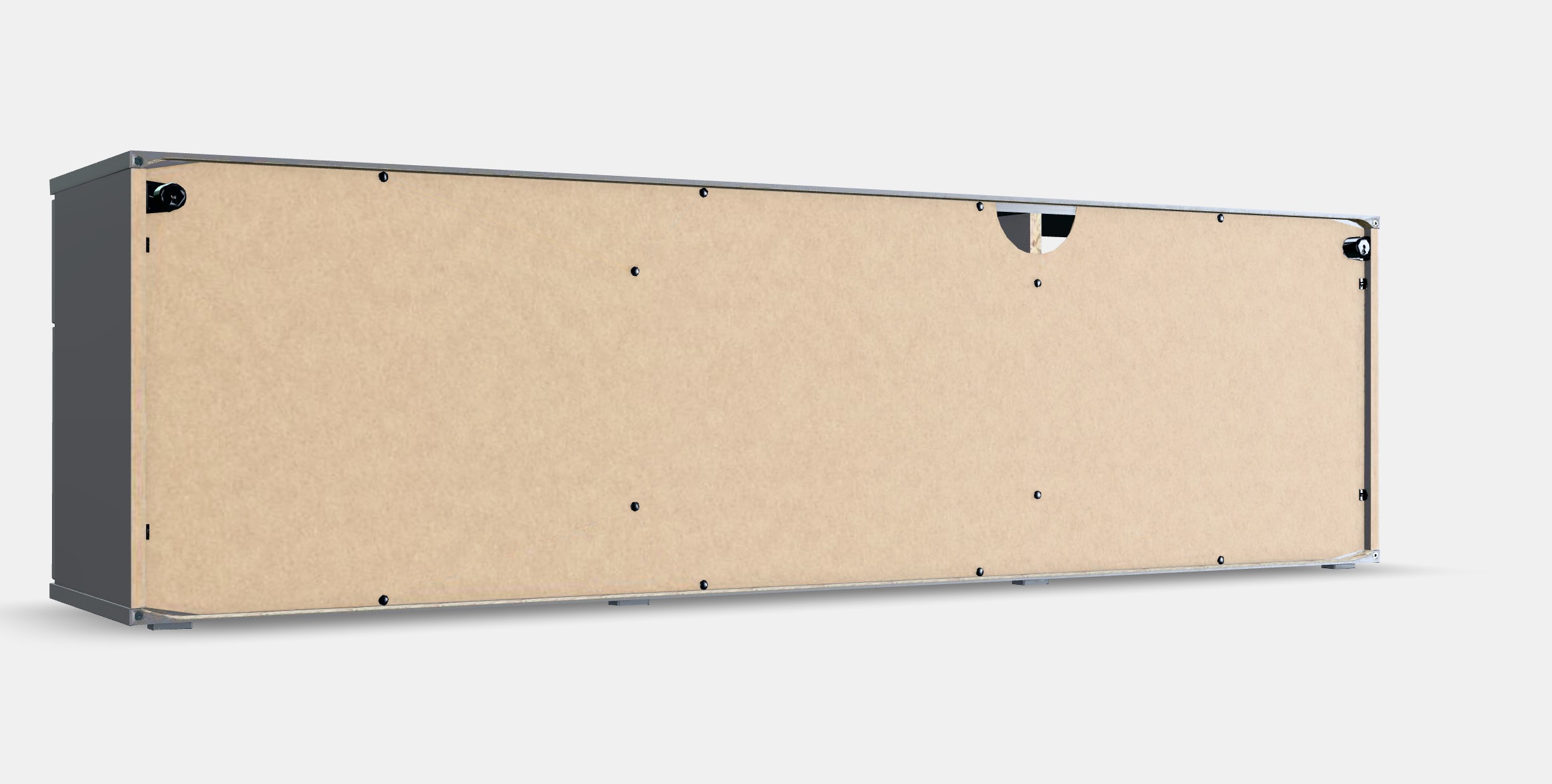 VIHALS TV bench 2 Low-poly 3D model_4