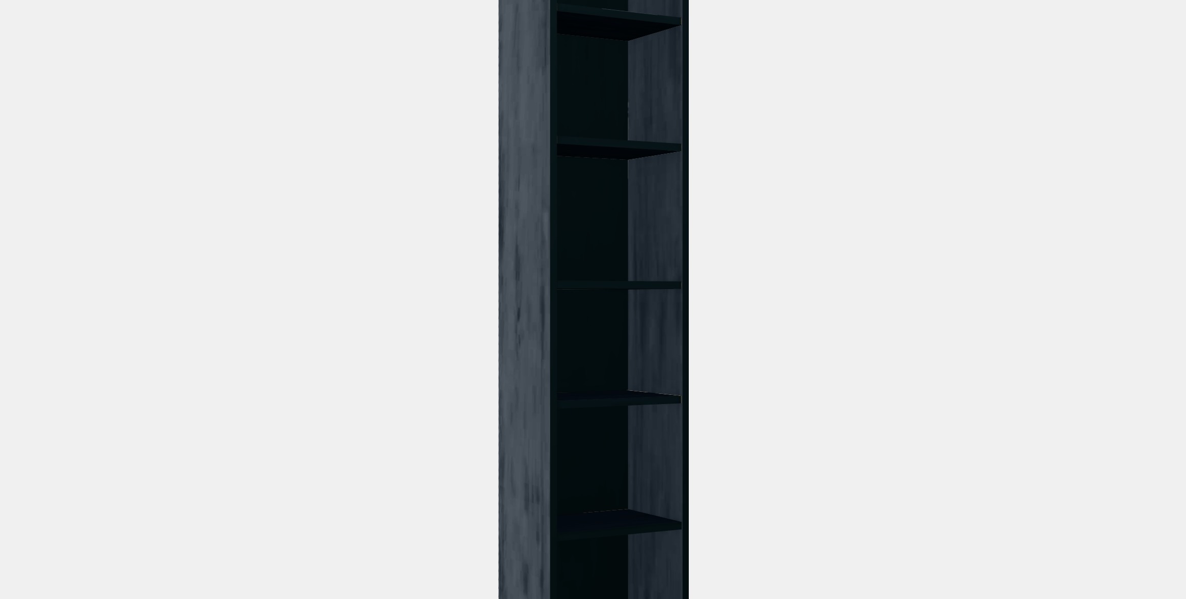 BILLY Bookcase 21 Low-poly 3D model_9
