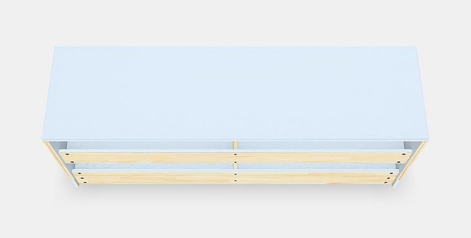 HAVSTA TV bench with plinth 1 Low-poly 3D model