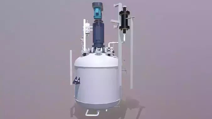 ANFD Vessel Tank Low-poly 3D model