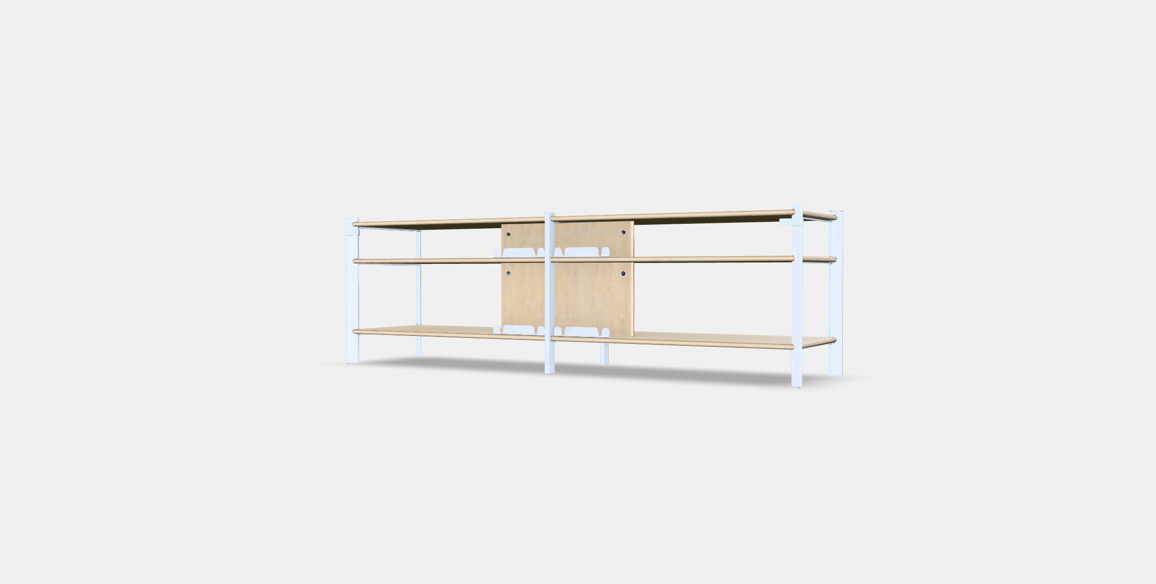 JATTESTA TV bench 1 Low-poly 3D model_4