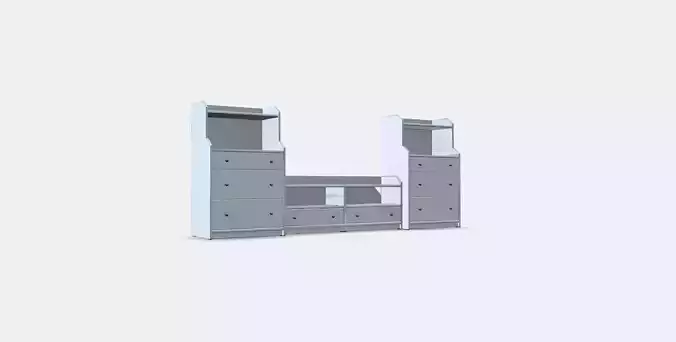 HAUGA TV-storage combination 3