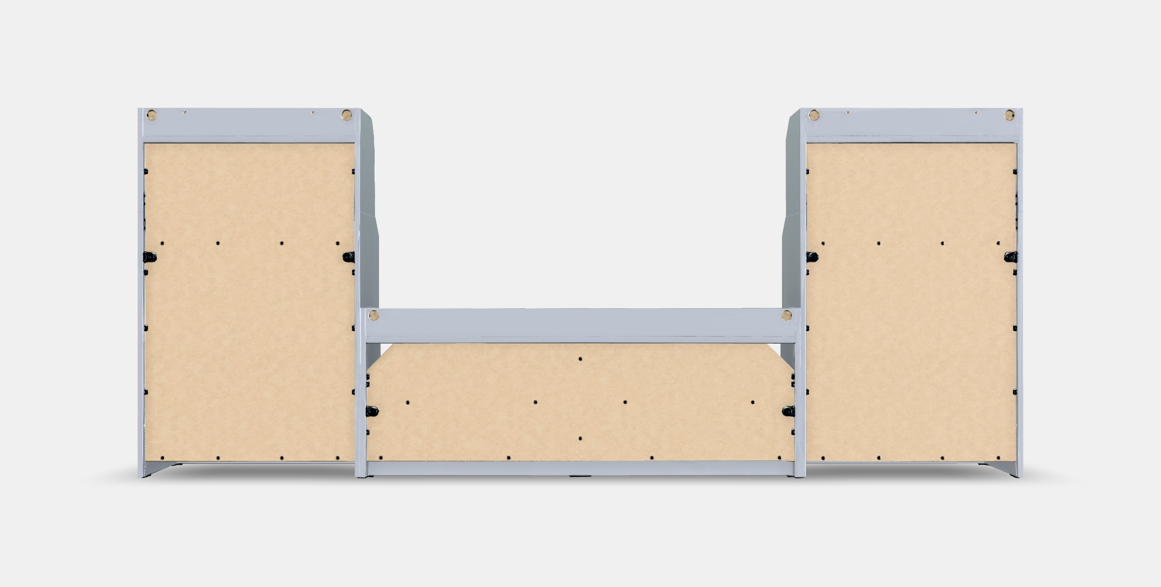 HAUGA TV-storage combination 3 Low-poly 3D model_15