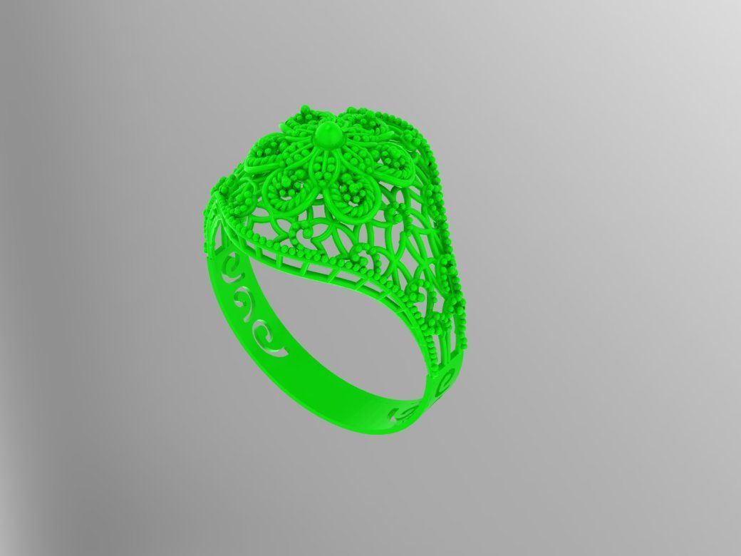 Gold Ring 1 3D print model_2