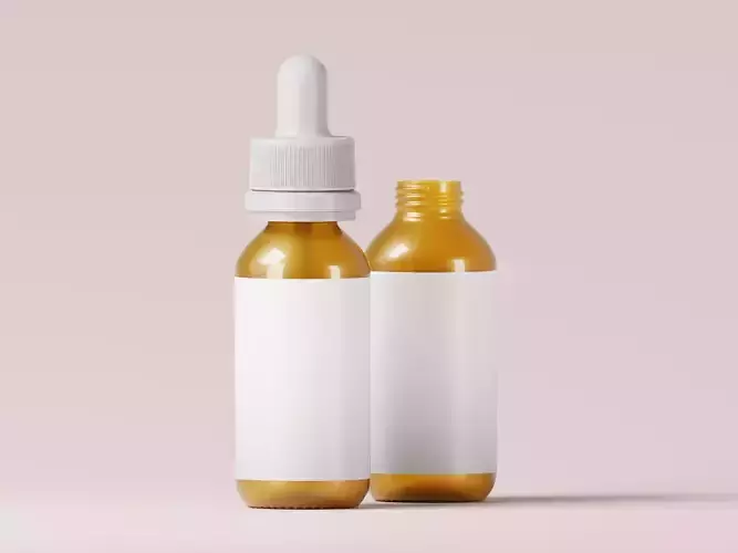 Cosmetic of Medicine Product Pump Bottle 3D Model