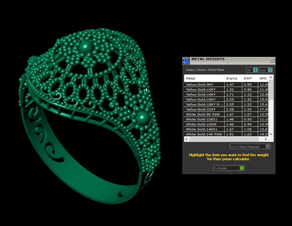Gold Ring 2 3D print model_5