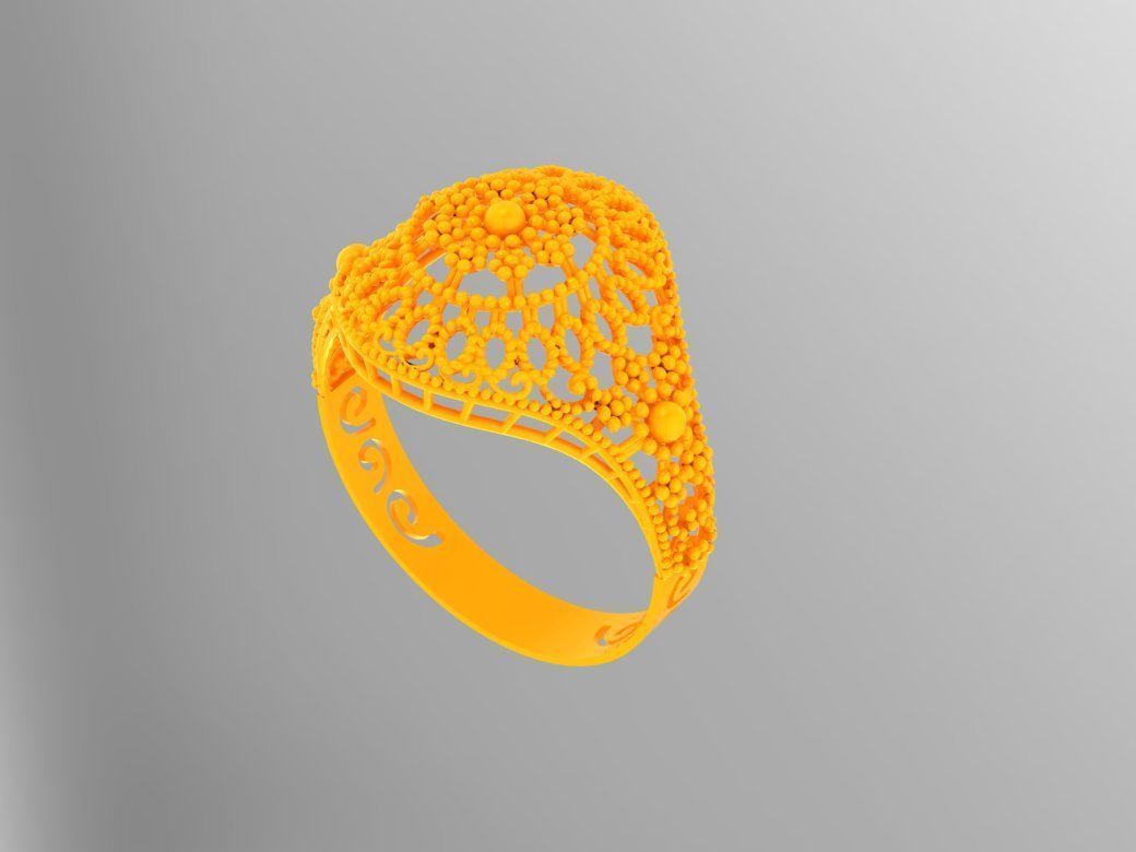 Gold Ring 2 3D print model_3