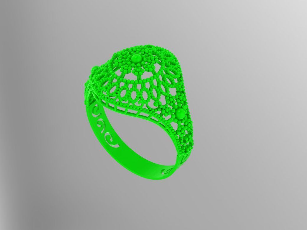 Gold Ring 2 3D print model_2