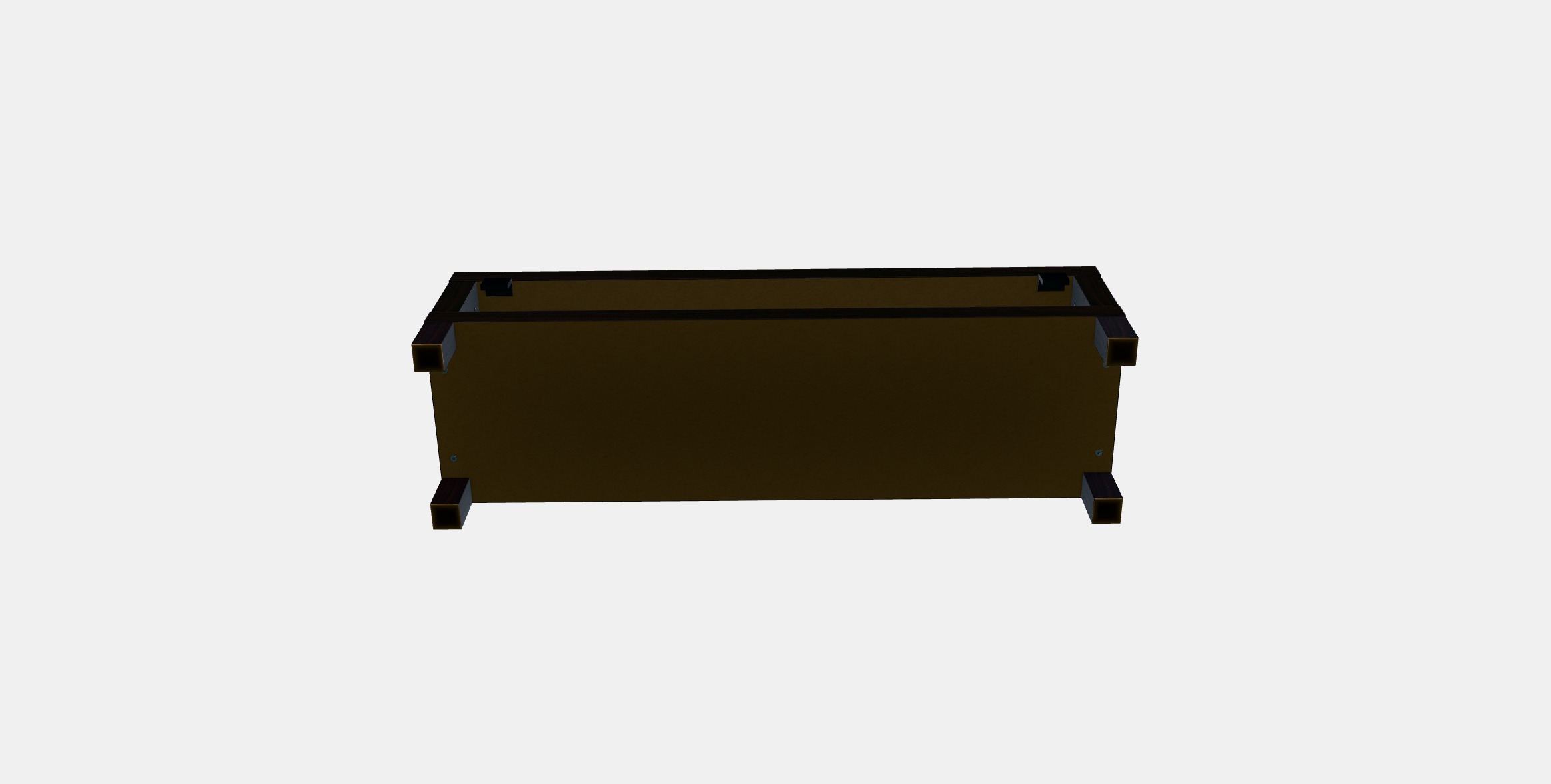 LACK TV bench 4 Low-poly 3D model_6