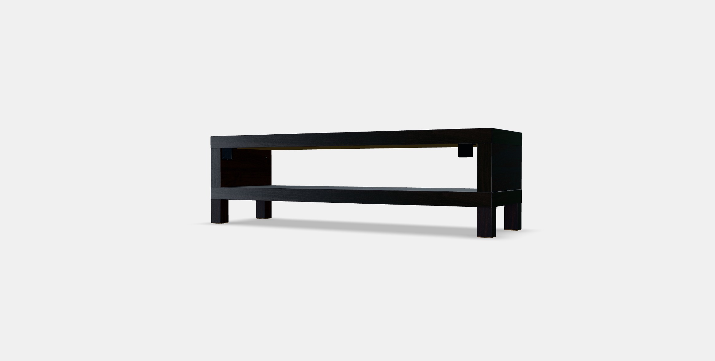 LACK TV bench 4 Low-poly 3D model_2