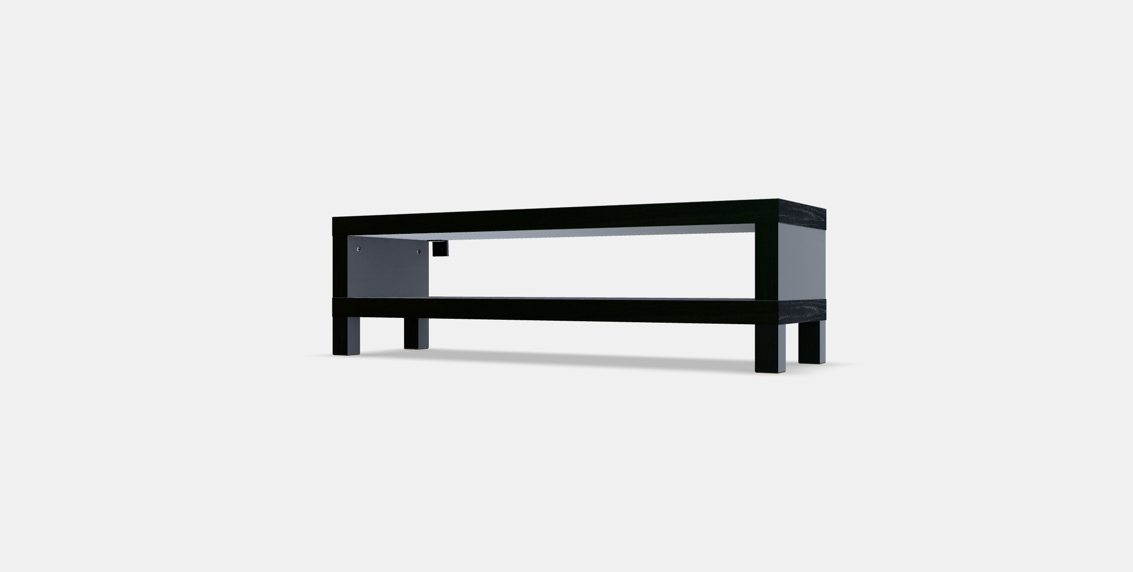 LACK TV bench 4 Low-poly 3D model_11