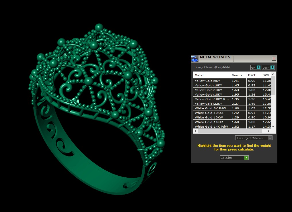 Gold Ring 3 3D print model_5