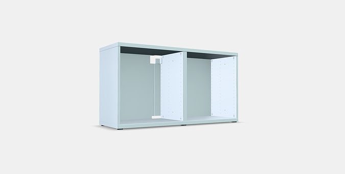 BESTA TV bench 38 Low-poly 3D model