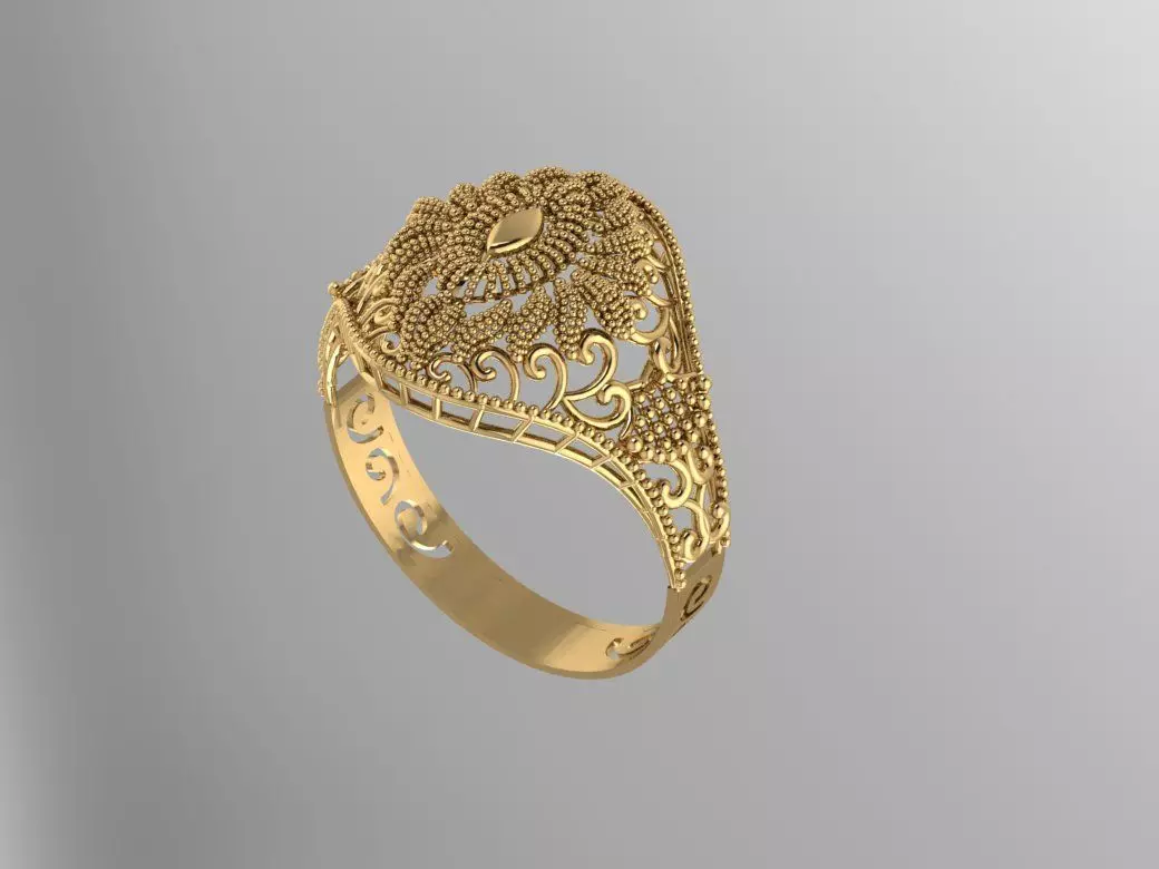 Gold Ring 24 3D print model
