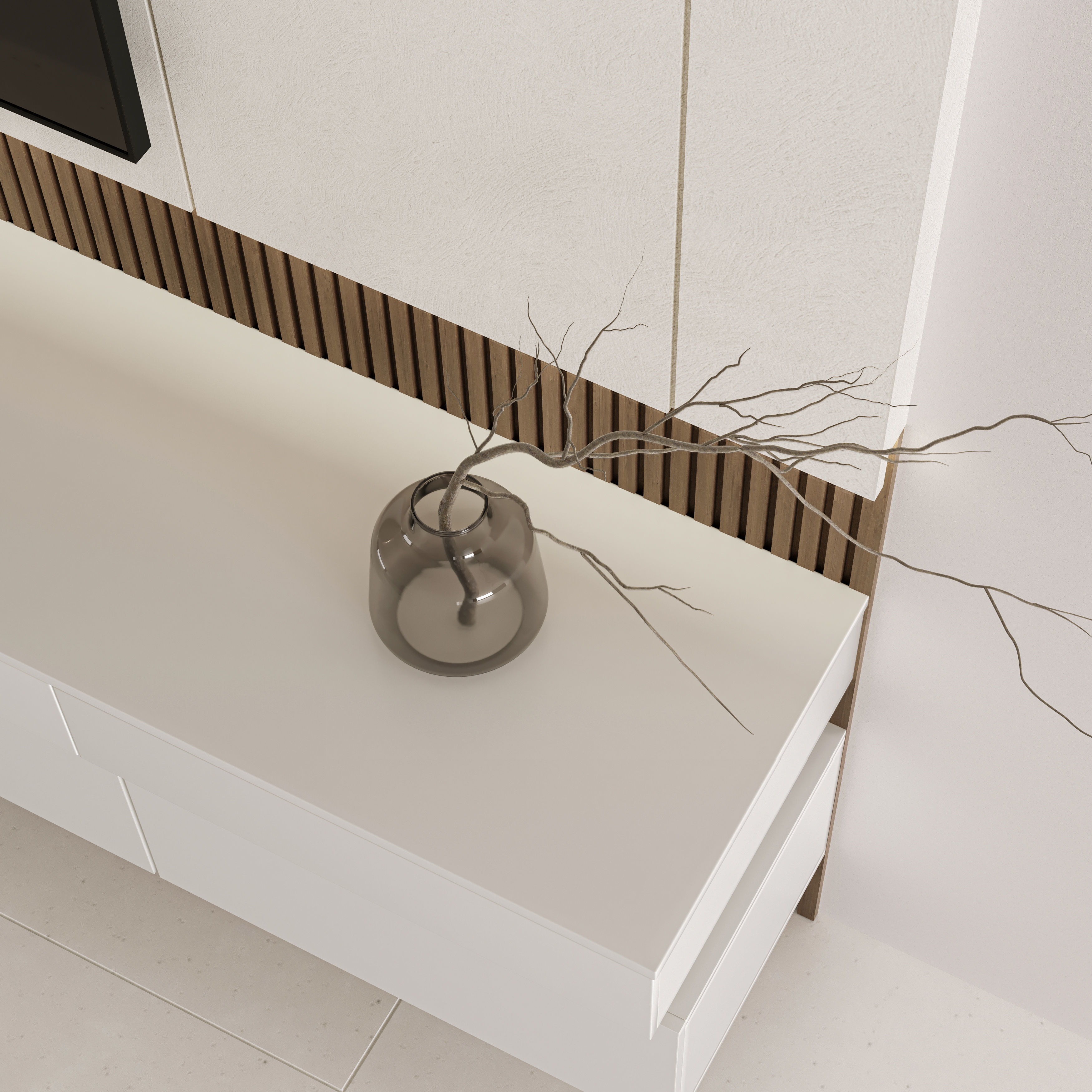 Bedroom Furniture Composition 12 3D model_4