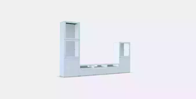 BESTA TV storage combination-glass doors 3