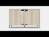 BESTA TV bench with doors 22 Low-poly 3D model_1
